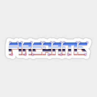 FIREARMS - Cybernetic Cop from the Future Sticker